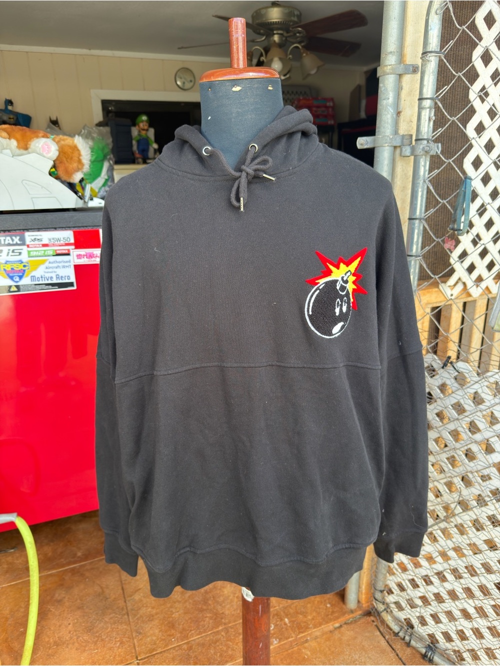 PreOwned The Hundreds Hoodie Jacket Stitch Black Men's XL